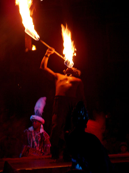 Fire-eater at 