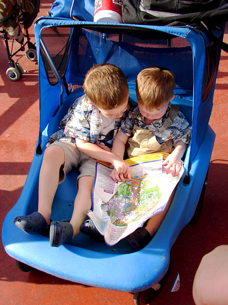 Jacob and Andrew studying the map (118.25 KB)