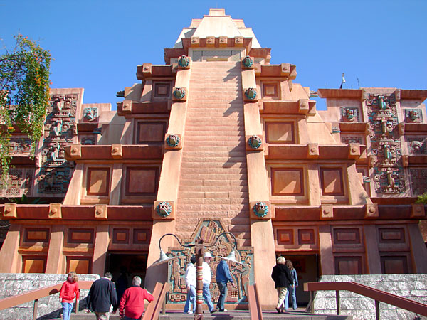 The pyramid in the Mexico Pavilion at Epcot (124.32 KB)