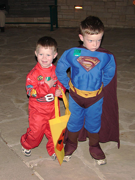 Dale Jr. (Andrew) and a pissed Superman (Jacob) (85.83 KB)