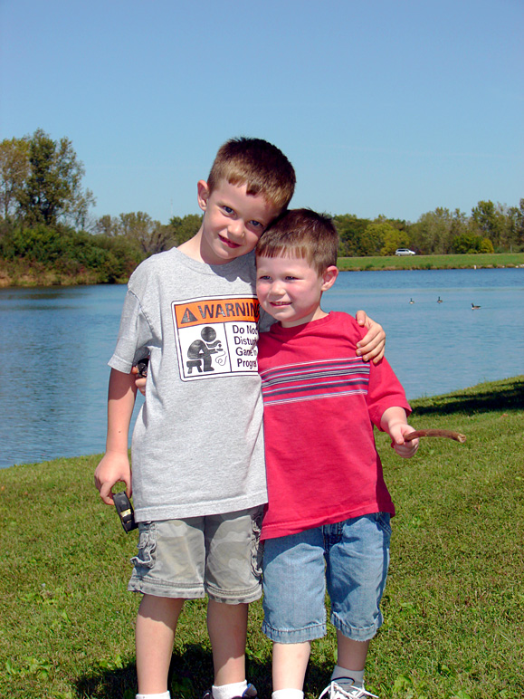 Jacob and Andrew at Easter Lake (254.74 KB)