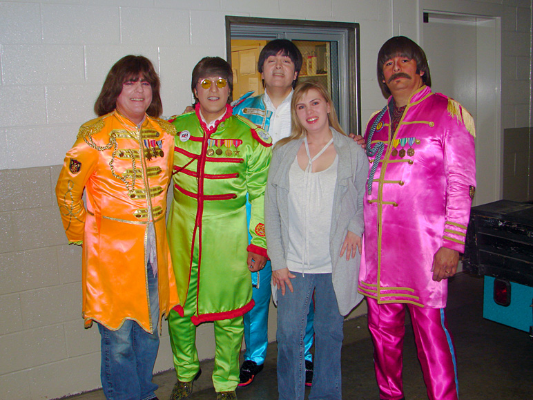 Dannette Rivas with The Beatles impersonators (257.31 KB)