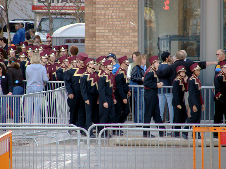 My surprise: the Lincoln High School Marching Band (248.99 KB)