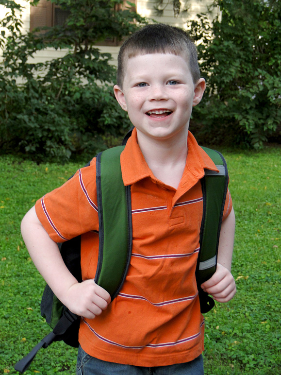 Andrew on his first day of kindergarten (243.17 KB)