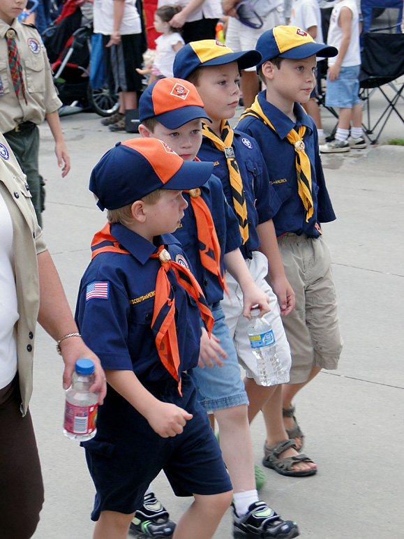 Andrew the Cub Scout in the Adel Sweet Corn Festival Parade (232.94 KB)