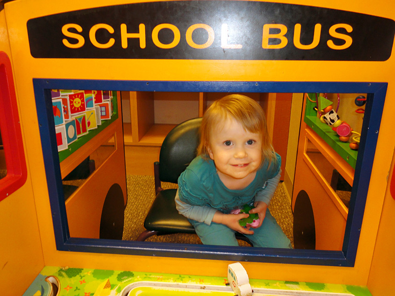 Katelyn driving the school bus (223.47 KB)