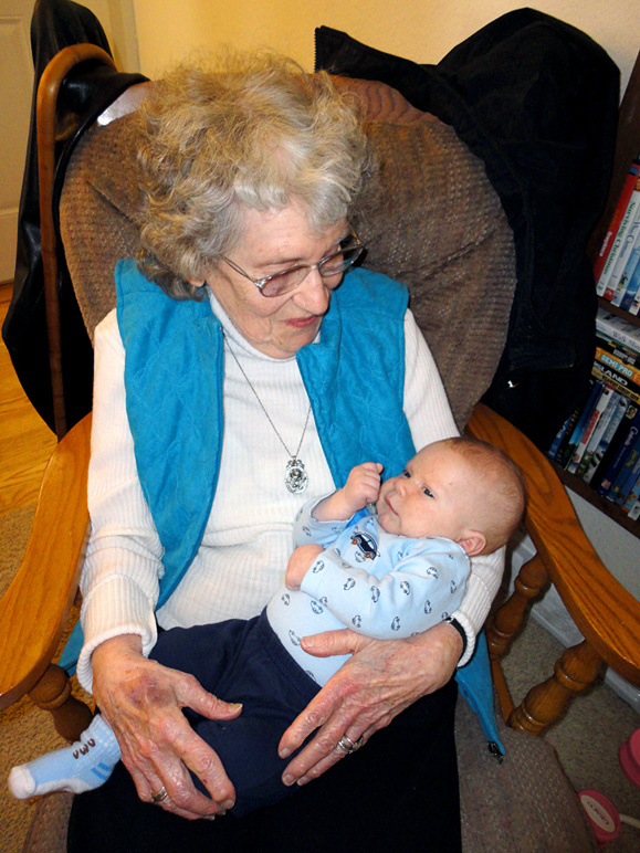 My great-grandmother holding Lucas (231.02 KB)