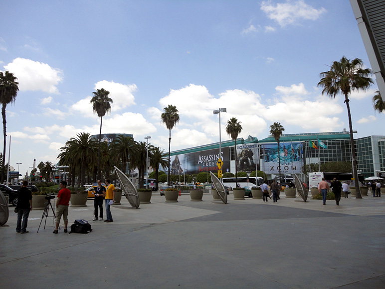 The Los Angeles Convention Center as viewed from the front of the Staples Center (163.27 KB)