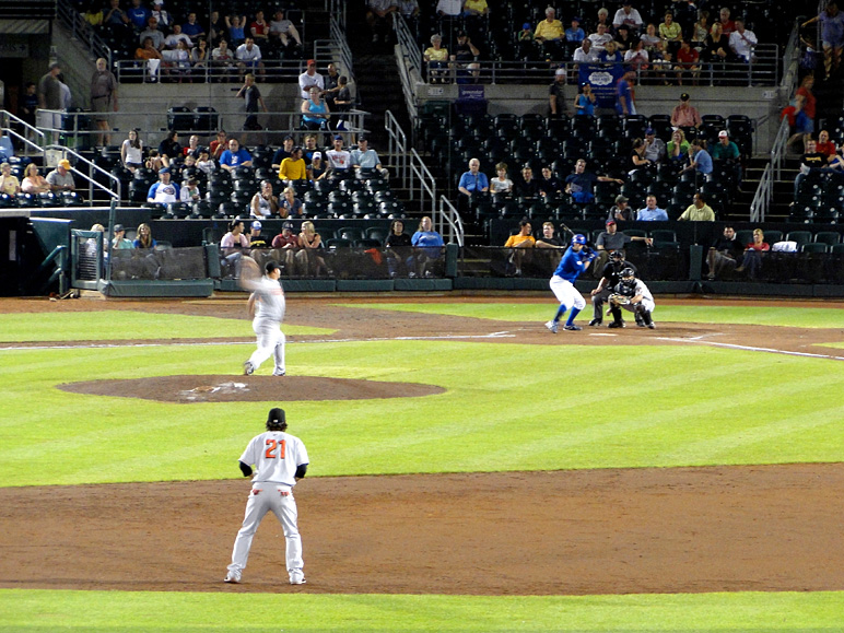 A mid-pitch shot from center field (246.38 KB)