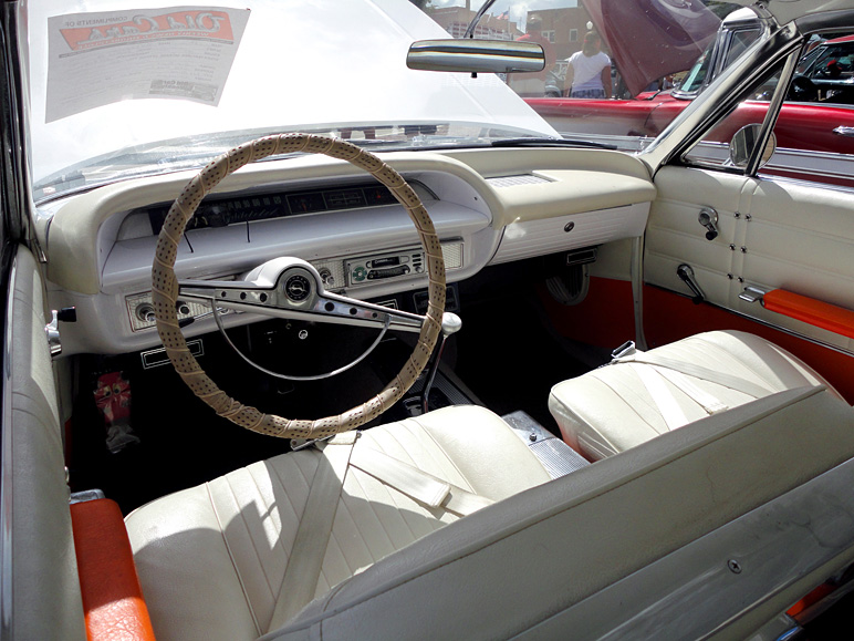 The interior of an old Chevy Impala (189.99 KB)