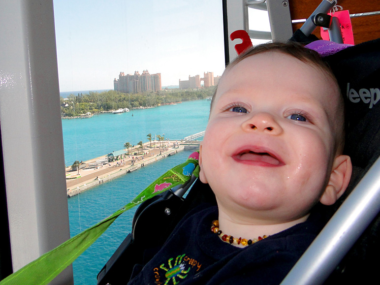 That's Nassau, Bahamas in the background behind Lucas (176.48 KB)