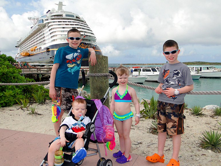 I love this picture of the kids.  Castaway Cay.  Disney Dream.  Swimsuits.  Love it. (263.37 KB)