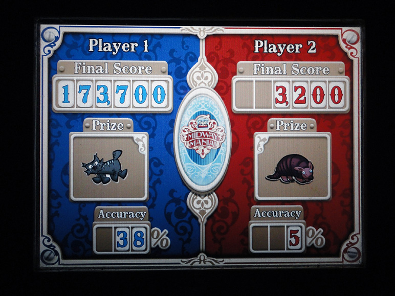 My score on Toy Story Mania is on the left. (197.45 KB)