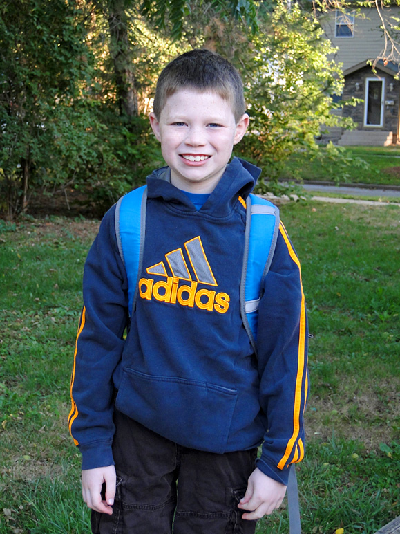 Andrew on his first day of 3rd grade (257.38 KB)