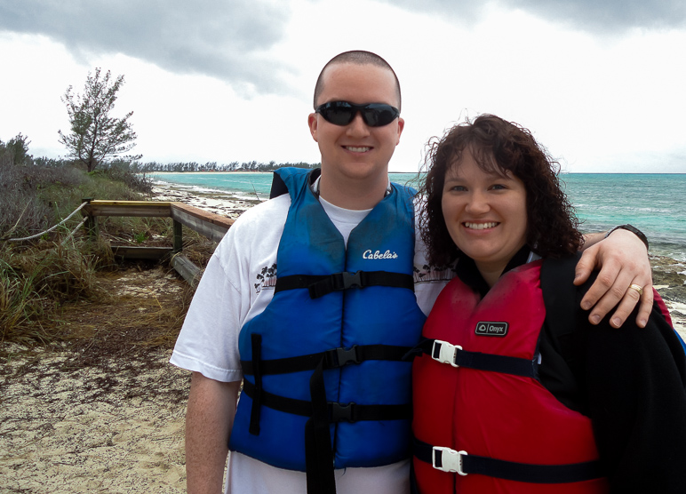 This is Anna and I on the far side of Castaway Cay. (226.99 KB)