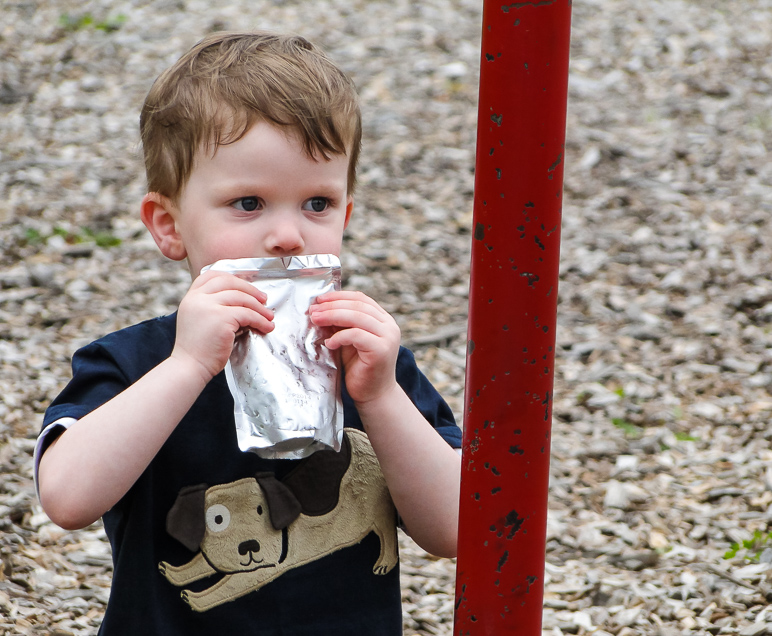 Lucas enjoying a juice box. (282.04 KB)