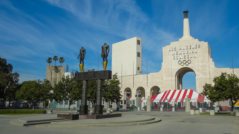 I also visited LA Memorial Coliseum, host of the 1932 and 1984 Olympics. (187.13 KB)