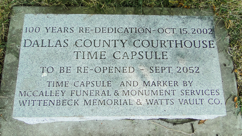 Apparently there's a time capsule buried by the courthouse. (318.90 KB)